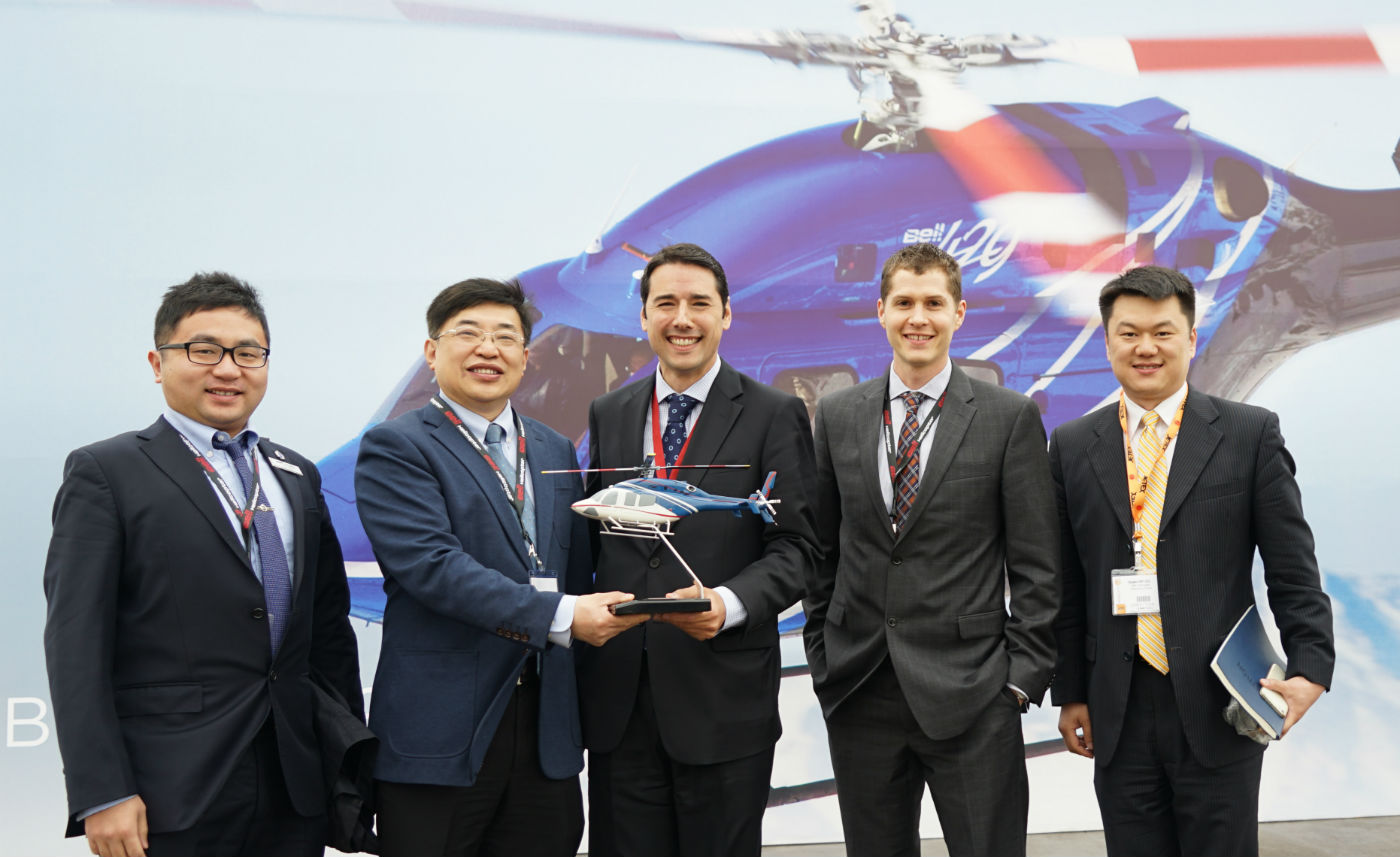 The Bell 429 recently delivered to Reignwood Investment, Ltd. will serve as the first Bell helicopter for emergency medical service missions in China. Bell Photo