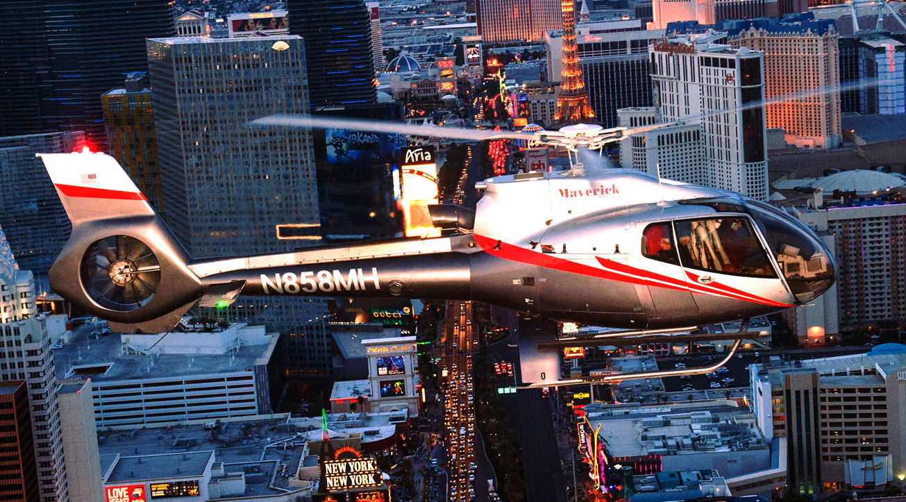 The 2017 award was presented to Maverick Helicopters for its quality aerial experiences over Las Vegas and the Grand Canyon and for making a positive impression upon concierge throughout the valley. Maverick Helicopters Photo