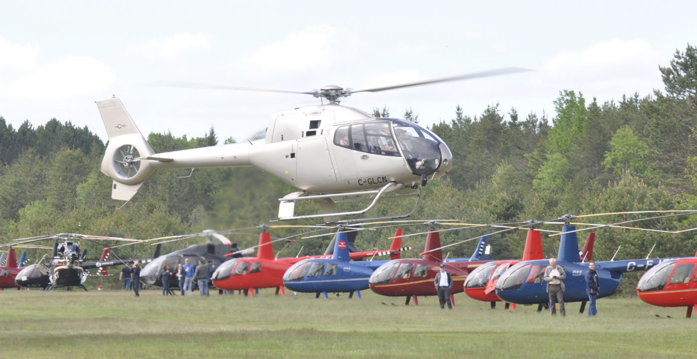 This year's fly-in attracted 53 helicopters, with Vertical meeting the owners of 40 aircraft on May 26 and 27, making it one of the largest private helicopter fly-ins in the world. Kenneth I Swartz Photos