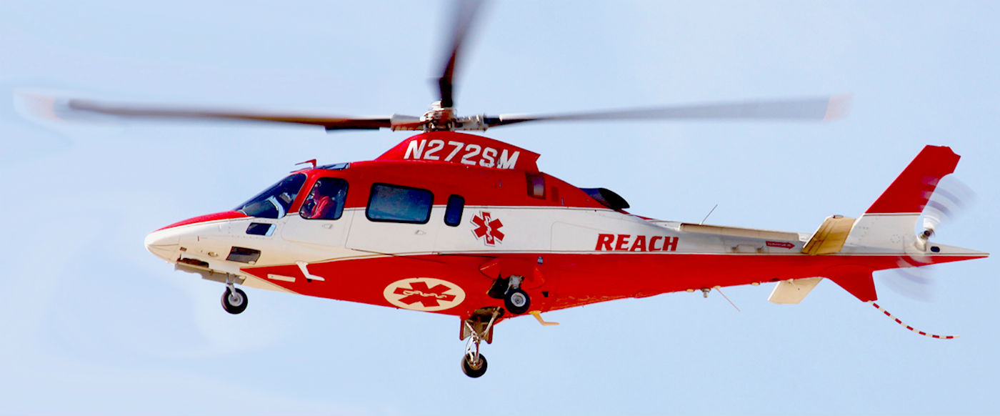 REACH has three air ambulance resources available in Montana, including a helicopter base in Bozeman and a dual helicopter/airplane base in Helena. Each base is staffed 24/7 with highly skilled critical care flight teams ready to respond at a moment’s notice. REACH Photo