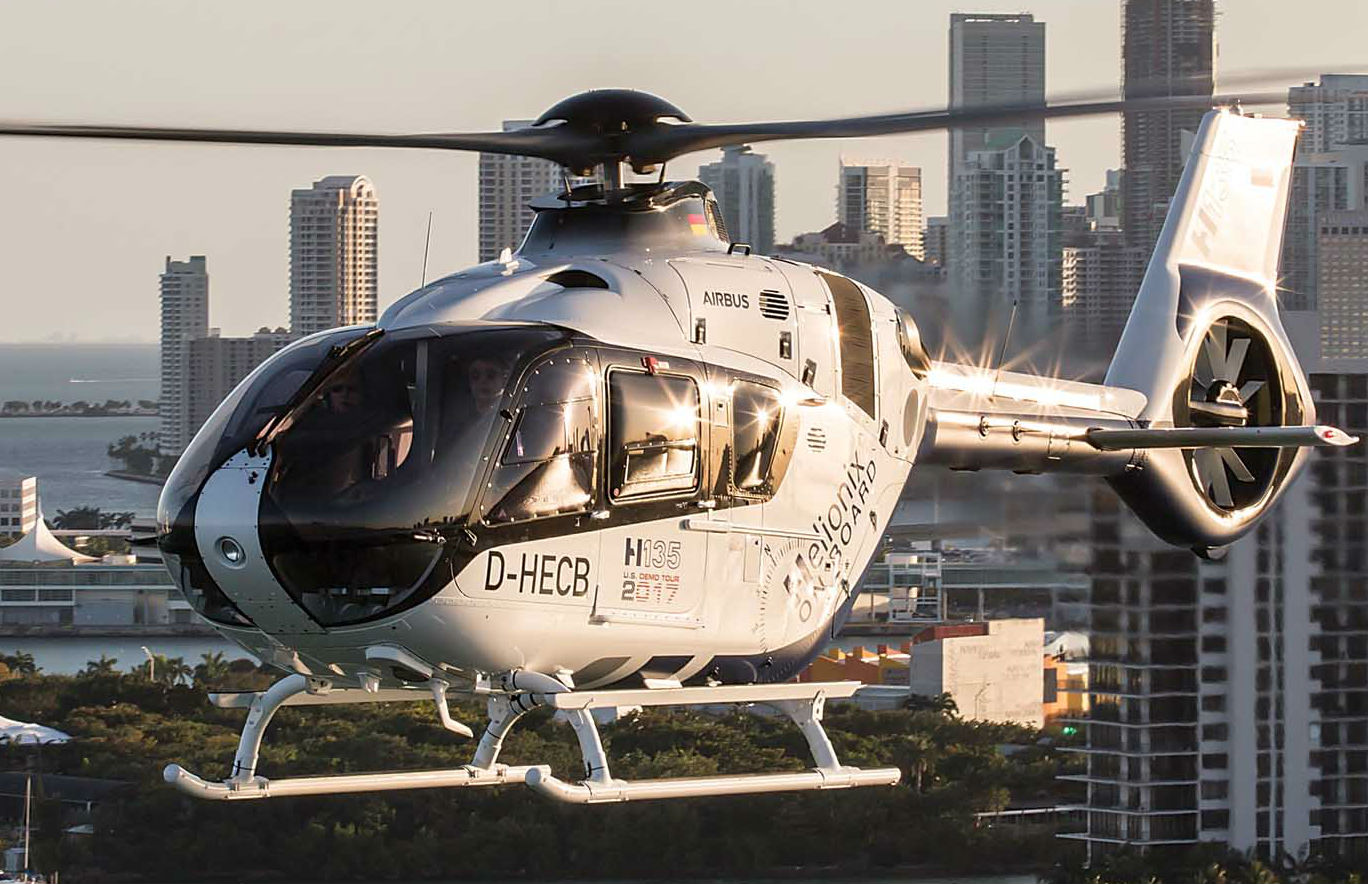 Airbus Helicopters’ proprietary Helionix avionics suite is now available for the H135, as well as the larger H145, H175 and forthcoming H160. Airbus Helicopters Photo