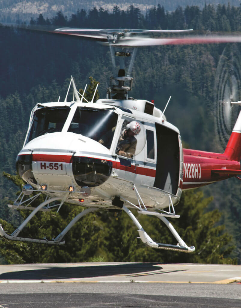 The Bell 205A-1 has proven to be an ideal multi-tool, allowing rescuers to use either heli-rappel or short-haul techniques to fit the situation at hand.