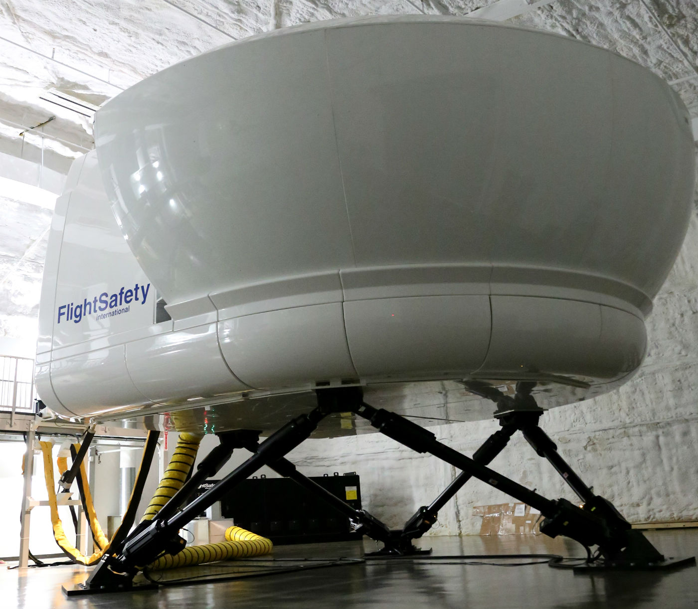 The FlightSafety International simulator, developed with the assistance of Metro Aviation, is first Level D full motion simulator for the EC145 in North America. Metro Aviation Photo