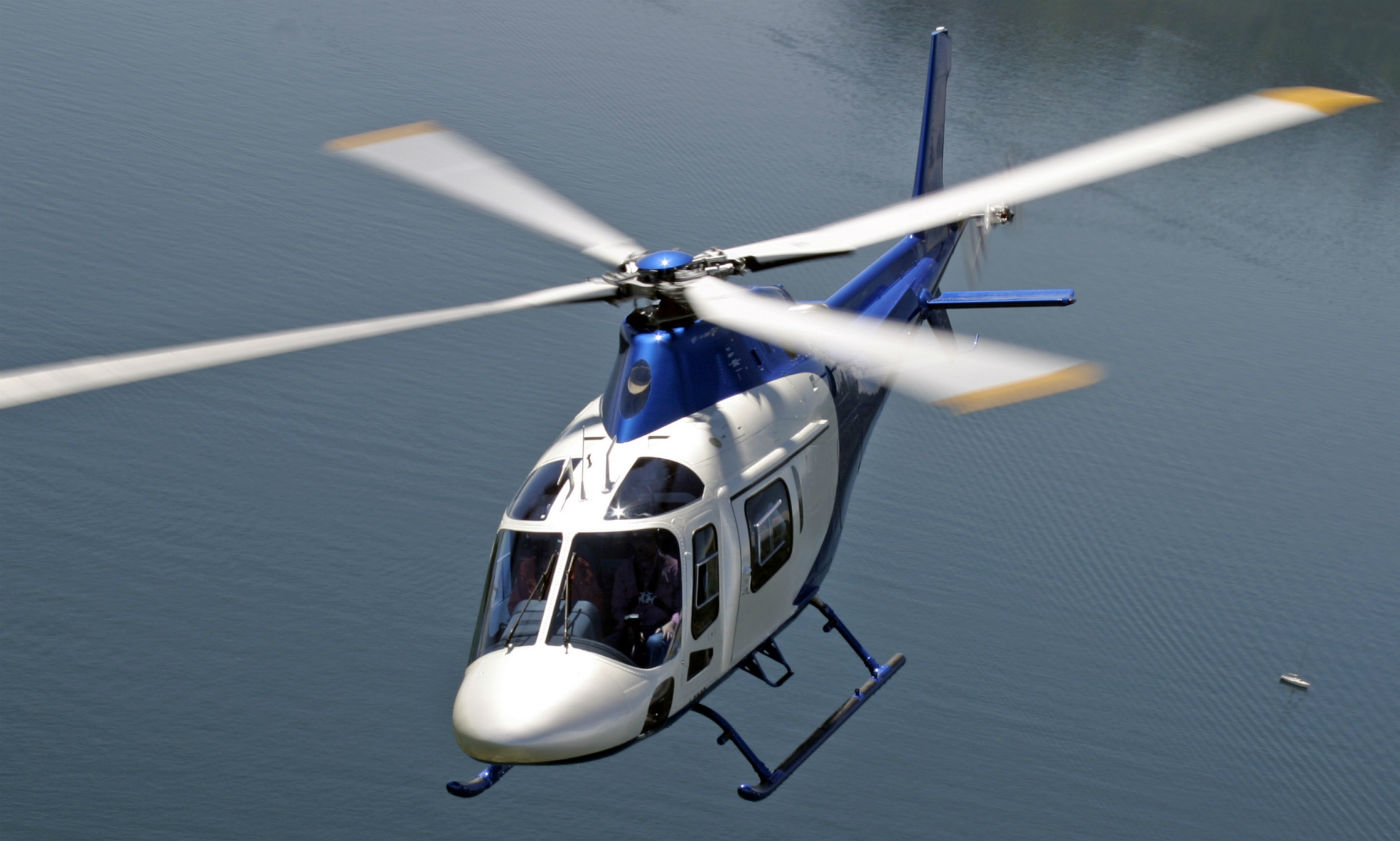 The AW119Kx is fully customized and features searchlight, FLIR, external loudspeakers, rappelling and cargo hooks, expanded fuel system, a foldable stretcher, and high visibility crew doors on both sides of the aircraft. The aircraft also includes provisions for a Bambi Bucket to be used for firefighting operations. Leonardo Photo
