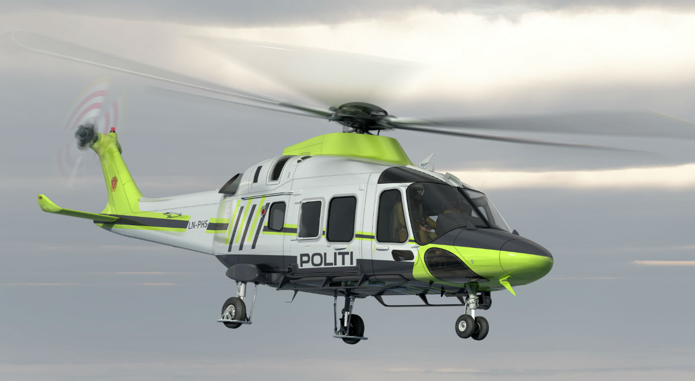 Leonardo was announced as the winner of a contract from the Norwegian Police Directorate in August 2017. The contract calls for three AW169s with an option for a further three units, and a 10-year maintenance package. Leonardo Photo