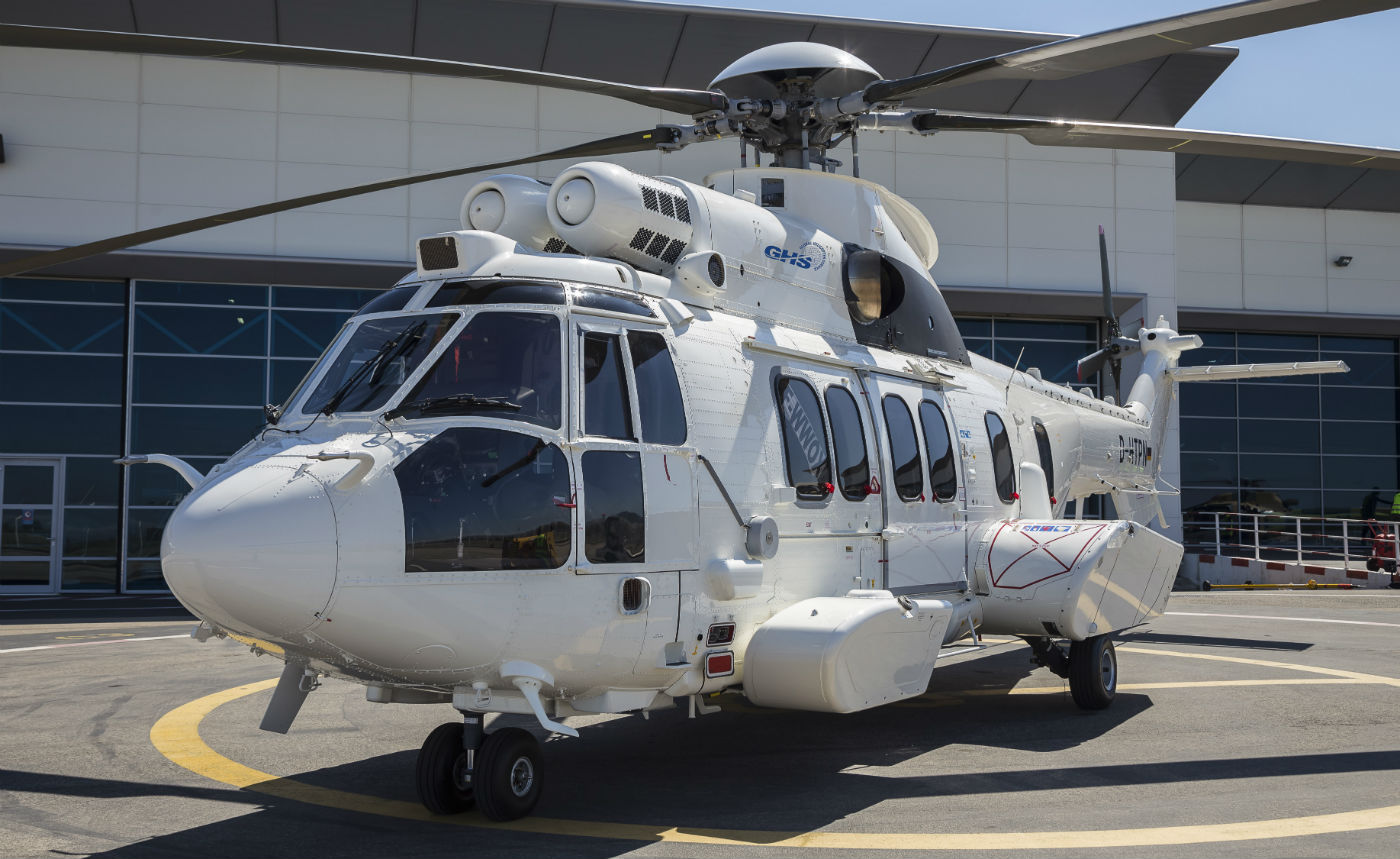 The H225 helicopter has already demonstrated its exceptional potential and superior performance during a ferry and demonstration flight through Europe. GHS Photo