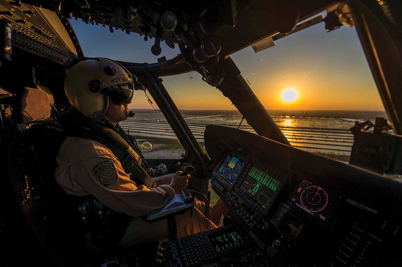 The CBP’s Air and Marine Operations has a fleet of around 240 aircraft, including six different helicopter types — providing plenty of opportunities for pilots to transition between aircraft if they so choose. Edwin Montufar Photo