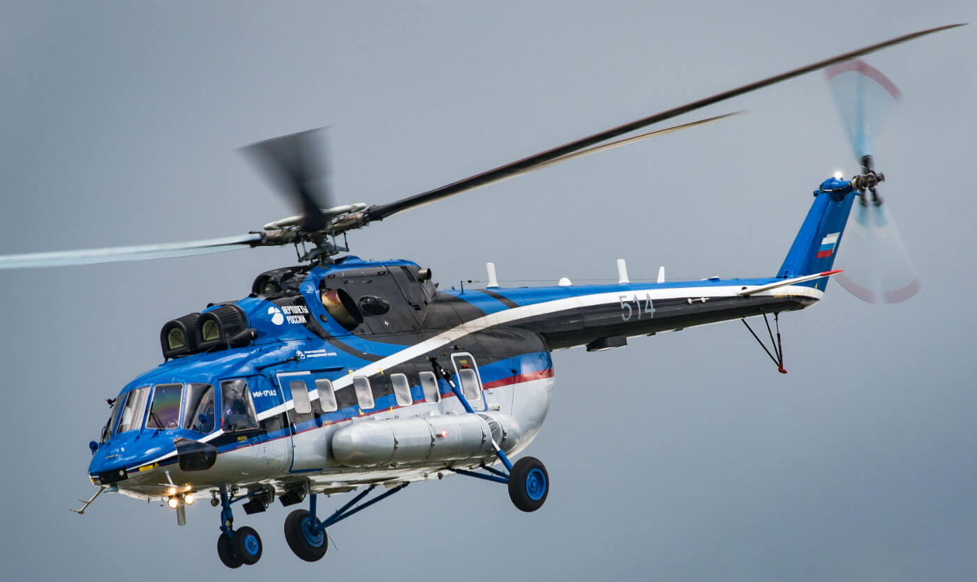 Russian Helicopters recently demonstrated its Mi-171A2 at MAKS 2017. The aircraft has now received a Russian type certificate, opening the door for commercial deliveries. Amit Agronov Photo