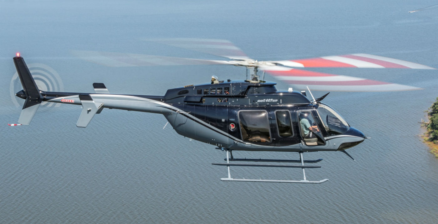 The new Bell 407GXP helicopters will be used for offshore logistics support, maritime and coastal surveillance, emergency medical services and search-and-rescue. Bell Photo