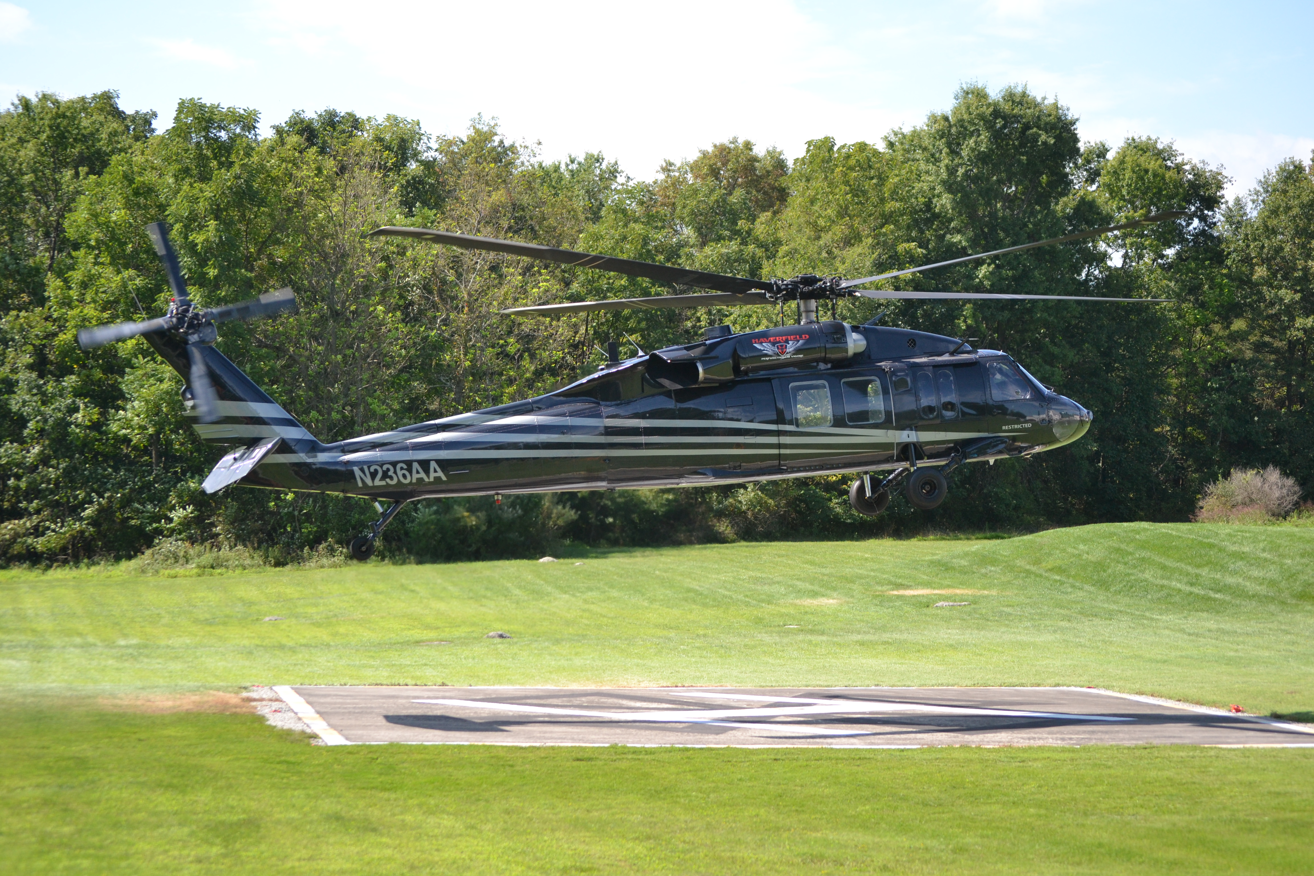 Haverfield Aviation will be using its new Black Hawk to help support its work primarily in the electric utility industry. Haverfield Aviation Photo