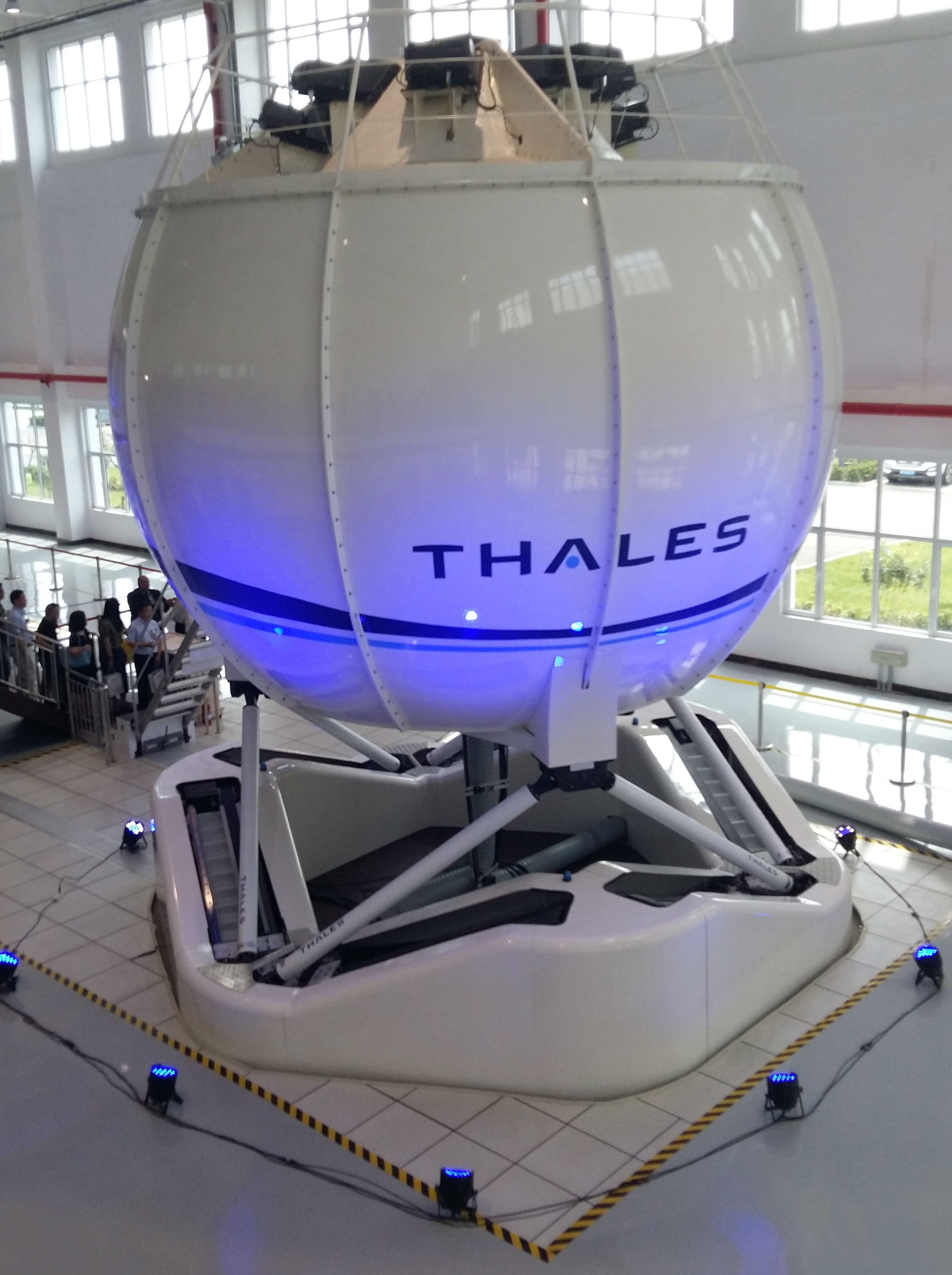 Outside view of simulator