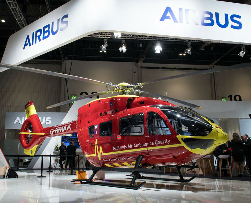 Midlands Air Ambulance Charity will benefit from the Airbus H145, as it has proven to be the ideal platform for U.K. HEMS maneuvers.