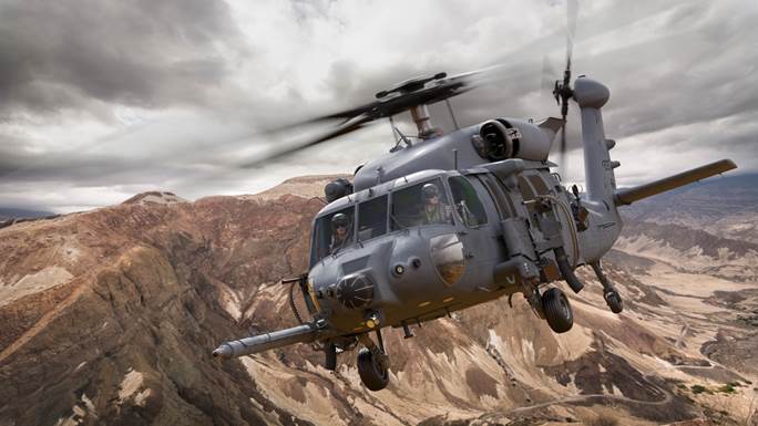 An illustration of the Sikorsky Combat Rescue Helicopter. Lockheed Martin Photo