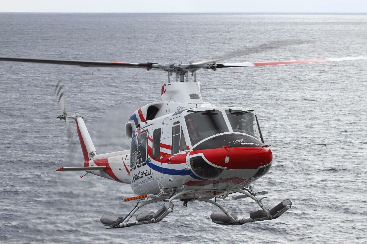 Ultimate Heli operated the Bell 412EP to provide much-needed aerial support for four islands in the southern ocean.