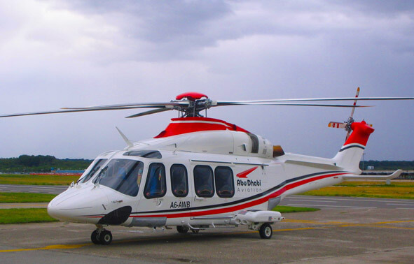 P&WC will power Abu Dhabi Aviation’s fleet of Leonardo AW139s with its PT6C-67C engines. Abu Dhabi Aviation Photo