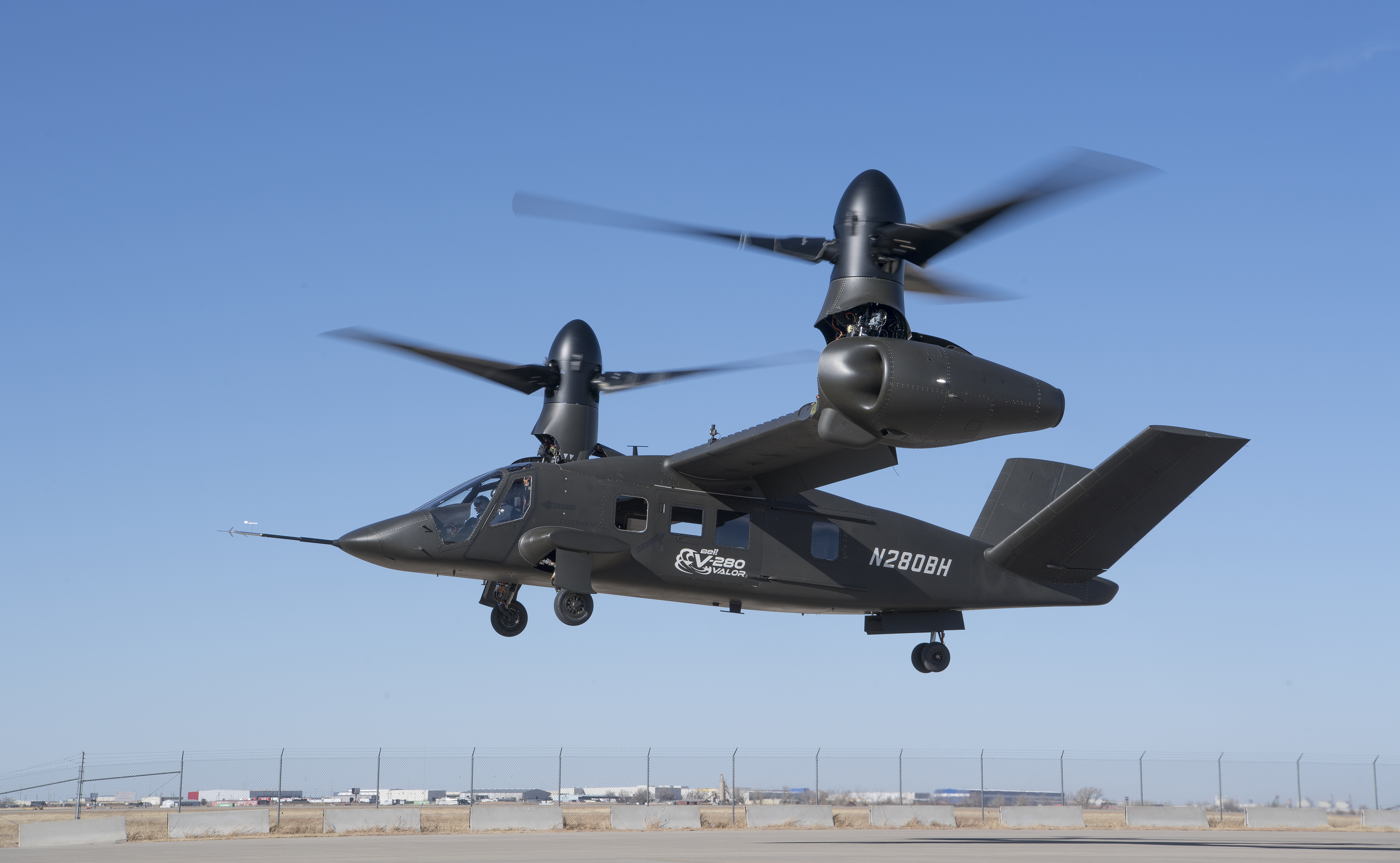 Bell’s V-280 Valor tiltrotor has made its first flight in Amarillo, Texas. Bell Helicopter Photo