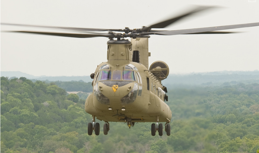 Timken Aerospace Drive System’s AS9110C certification will allow the company to expand its overhaul and repair opportunities, such as on the CH-47 Chinook platform. Boeing Photo