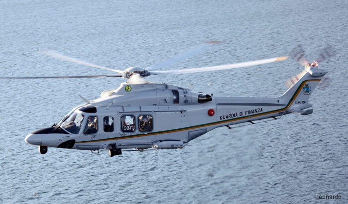 To date, Italian Government operators have ordered 53 AW139s for public service. Leonardo Photo