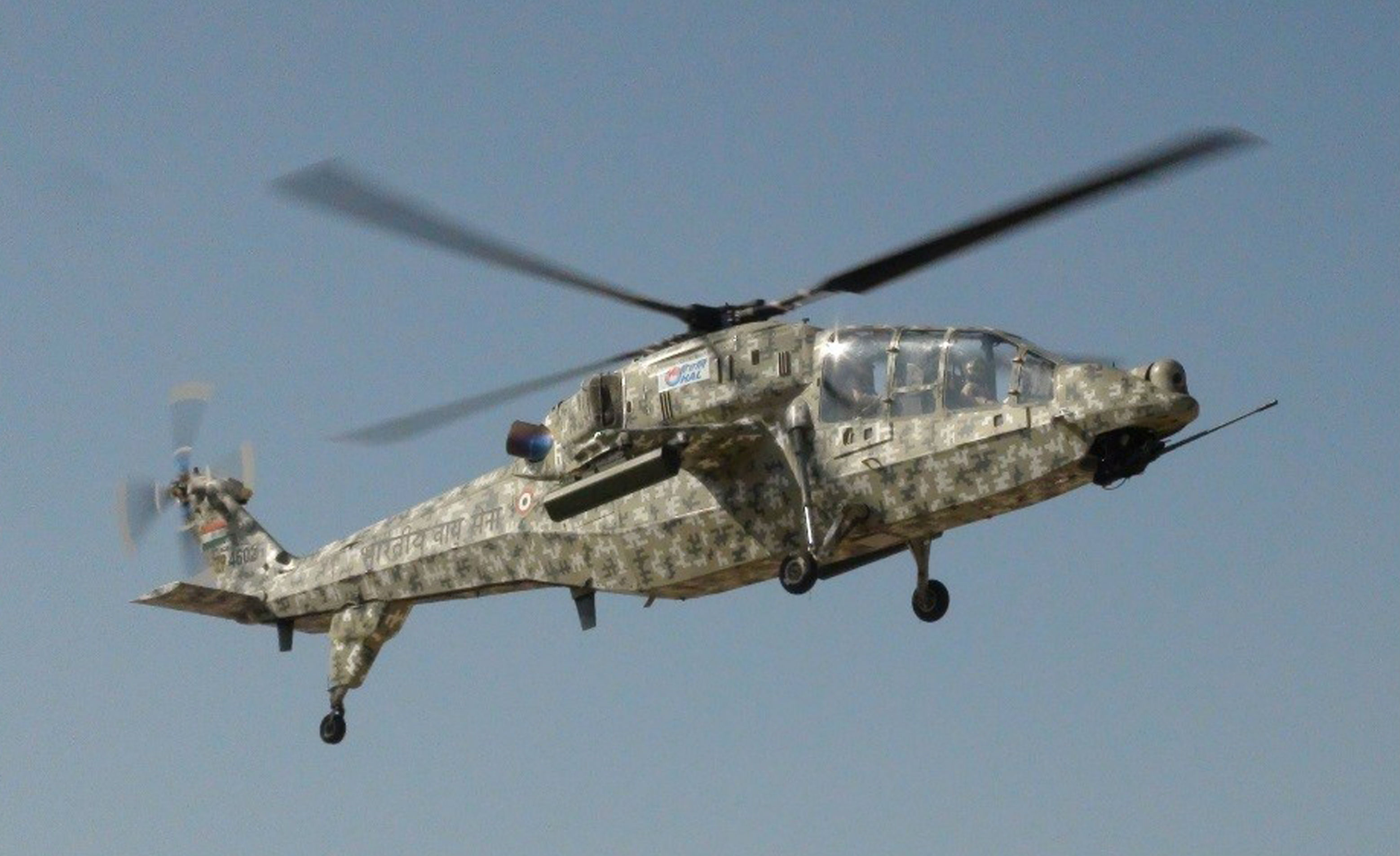 HAL described the maiden flight of LCH as “flawless.” The helicopter flew for 20 minutes with the engagement of the AFCS system throughout. HAL Photo