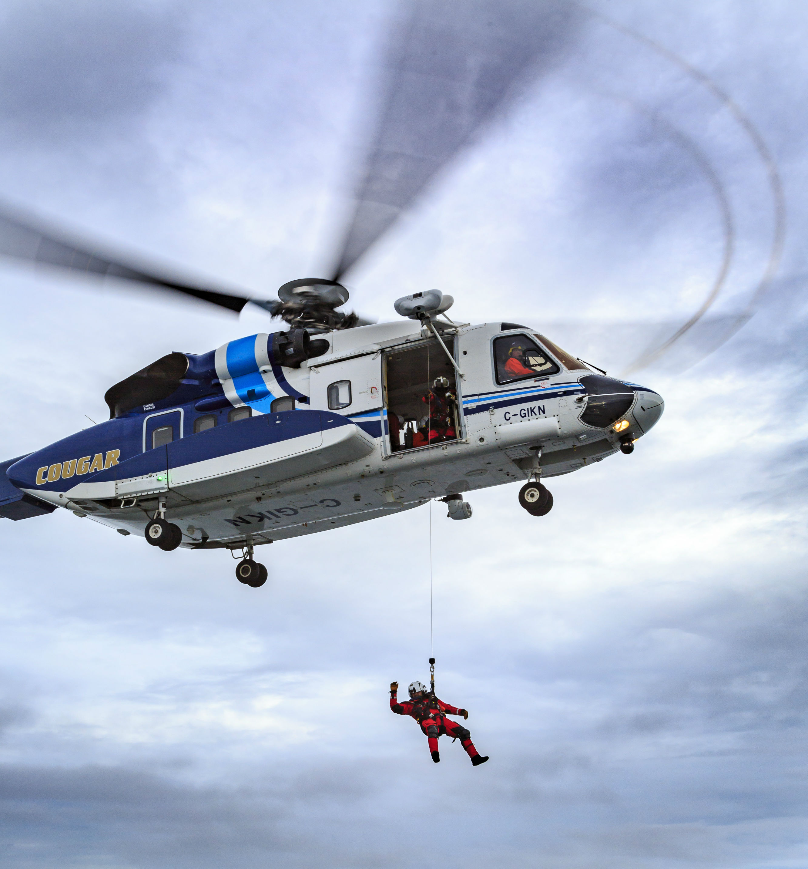 The multi-mission S-92 aircraft is the preferred aircraft of its size class for offshore oil worker transportation and search-and-rescue. Heath Moffatt Photo