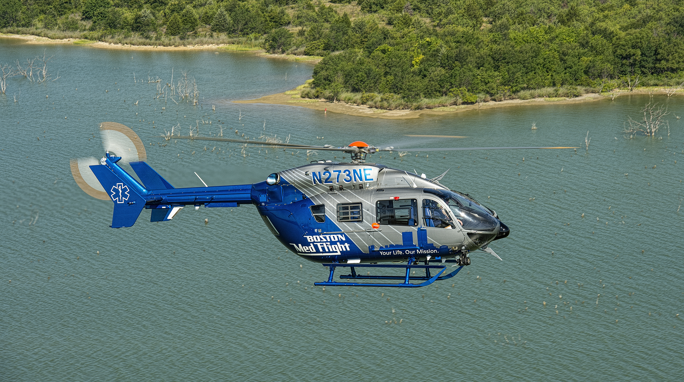 The new aircraft will replace Boston MedFlight’s H145 predecessors, two EC145s, and a BK117. Airbus Helicopters Photo