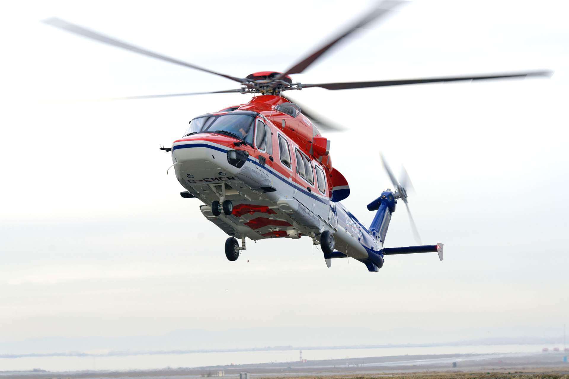 An LCI Airbus H175 in operation with CHC. LCI Photo