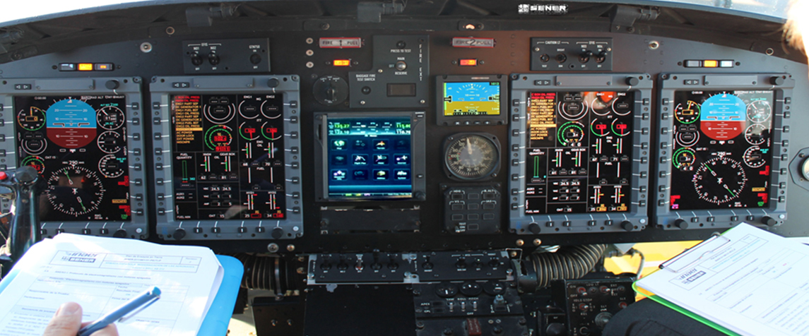 Astronautics’ multifunction display system (MFDS) is a key part of SENER-Babcock España’s avionics upgrade as part of the Spanish Navy’s AB-212 Helicopter Life Extension Program. Astronautics Photo