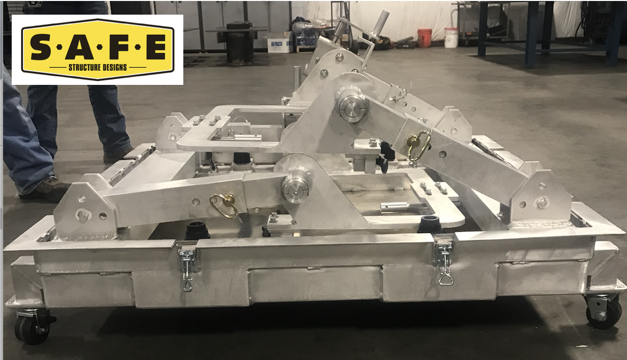 The engine work stand and engine container, also known as The Engine CAN will be on display at booth number C7229 at HAI Heli-Expo 2018 in Las Vegas, Nevada.