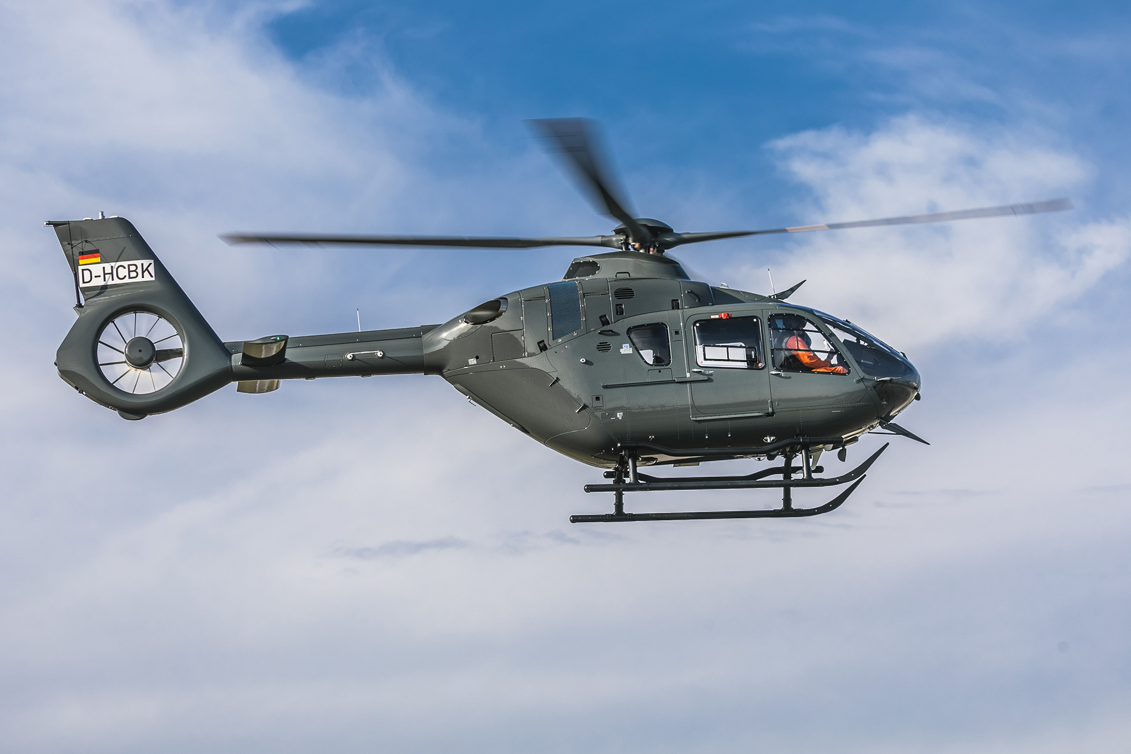 Milestone was able to provide four new H135s fully compliant with the German Army’s specifications.