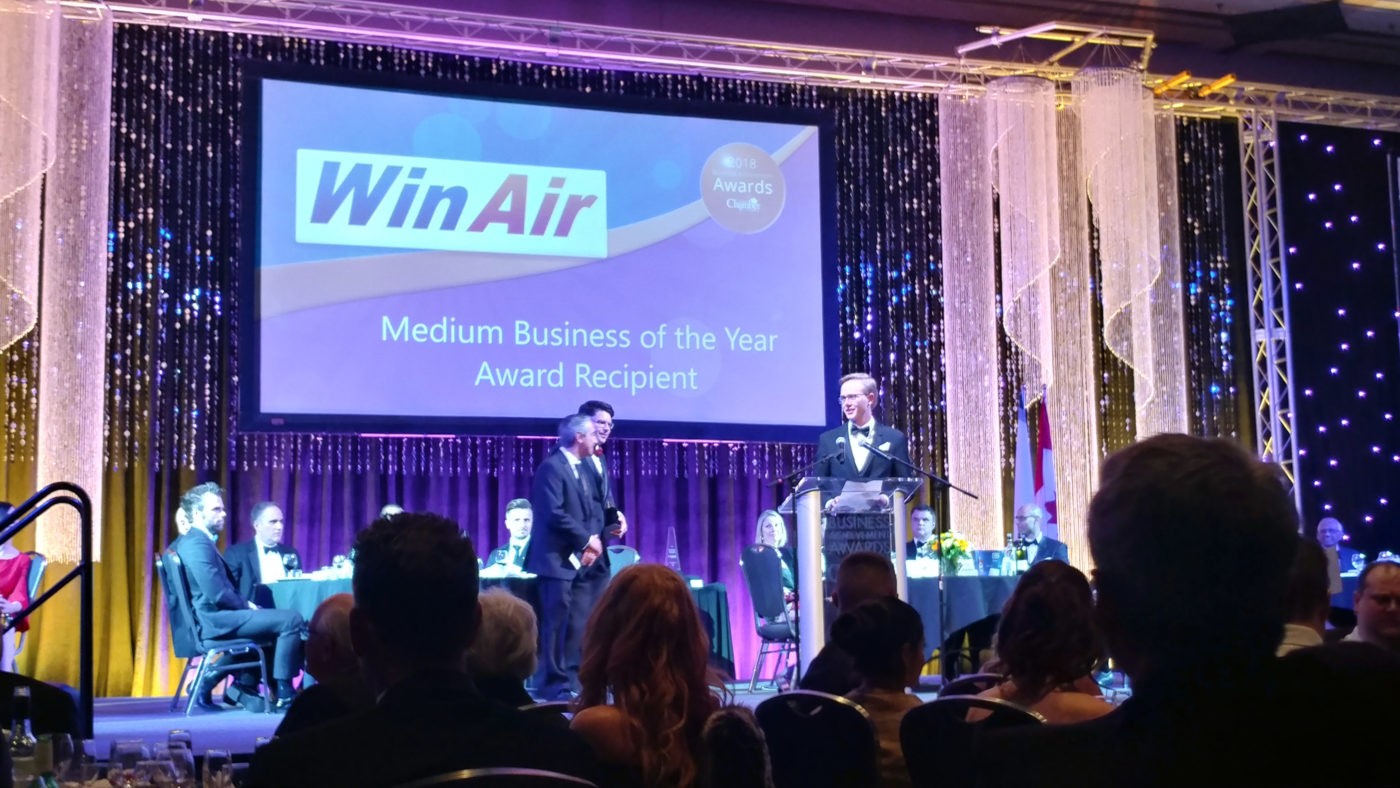 “It could not have come at a more opportune time, as this year is our 30th anniversary of WinAir."