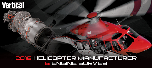 Vertical’s Helicopter Manufacturer and Engine Survey is organized to reach a truly representative cross-section of the helicopter industry
