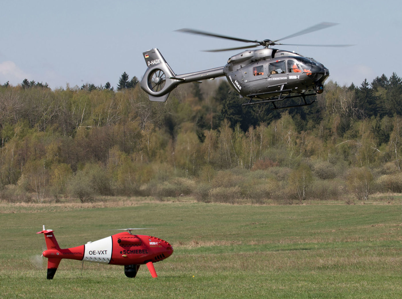The trials carried out by Airbus Helicopters and Schiebel went up to Manned-Unmanned Teaming level of interoperability (LOI) 5. Schiebel Photo