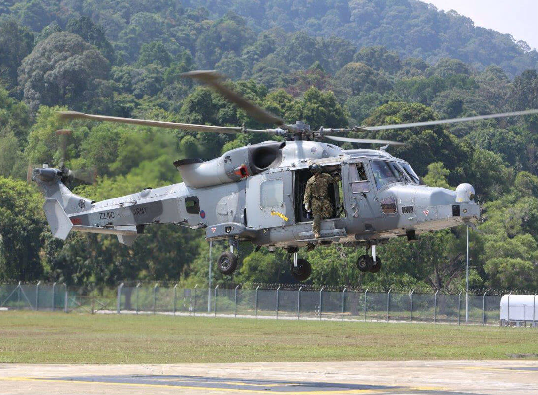 Leonardo demonstrates AW159 helicopter to Malaysia's armed forces