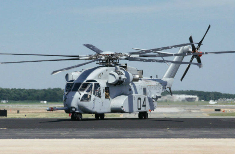 One of the first production applications UTC Aerospace is targeting for the system is with the U.S. Marine Corps Sikorsky CH-53K. U.S. Navy Photo