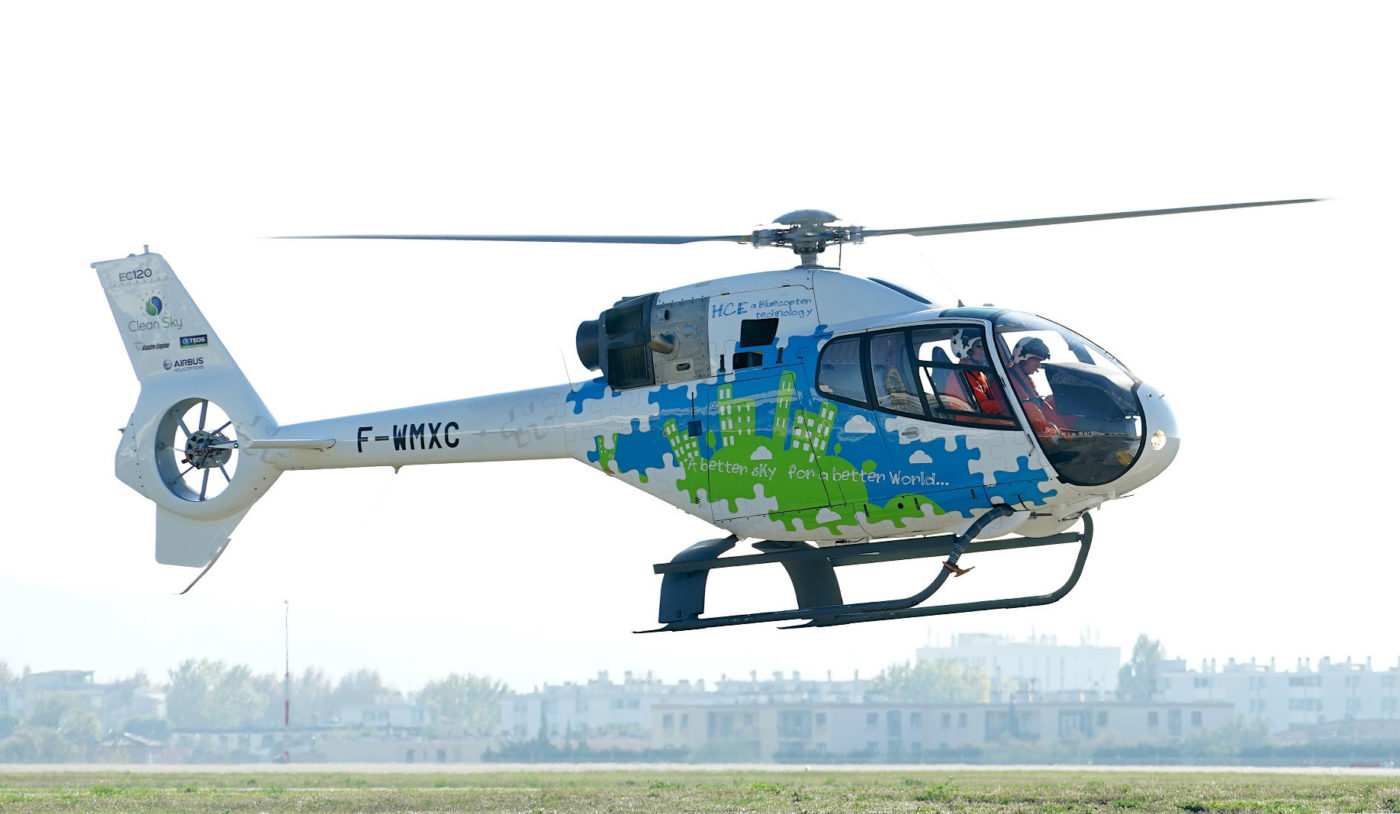 According to Christian Mercier, Airbus Helicopters’ chief research engineer, the tested H120 could have flown eight hours with the diesel engine. Airbus Helicopters Photo