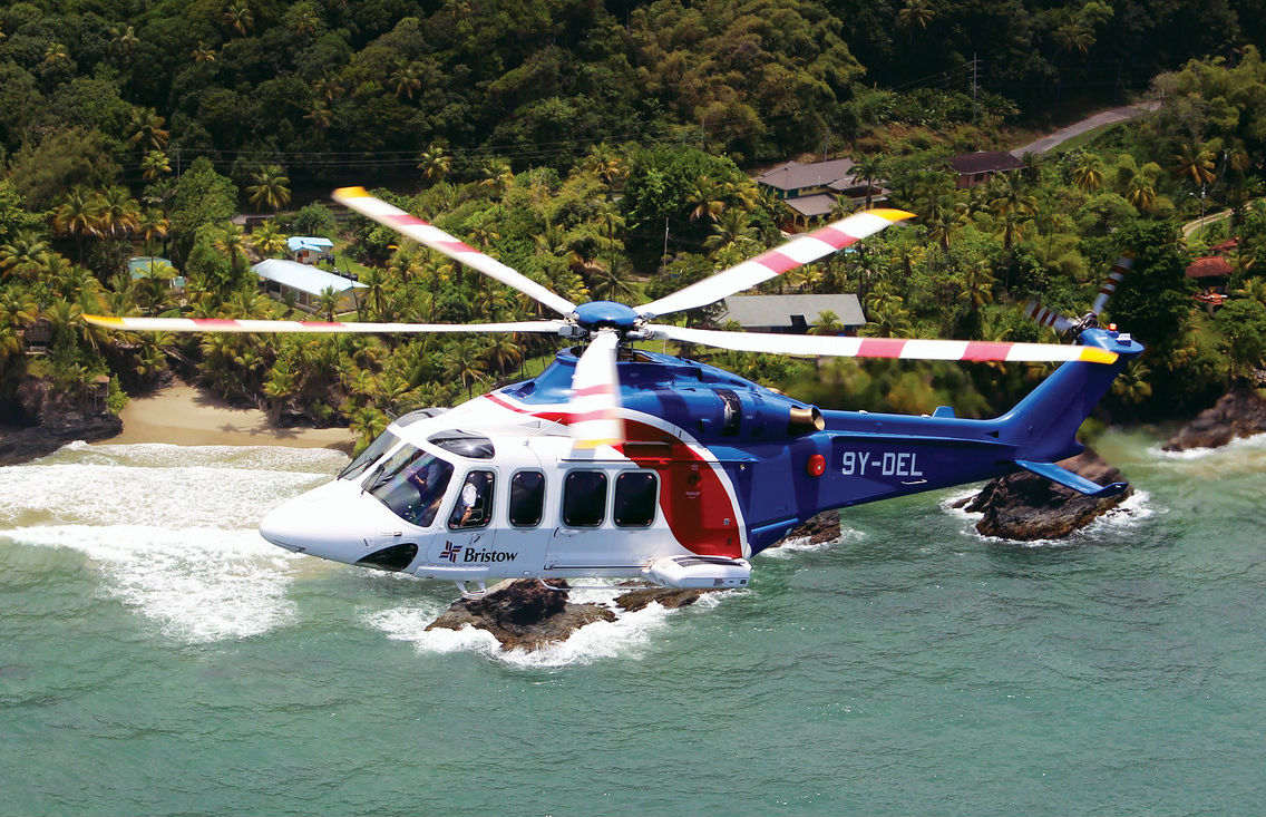 Bristow’s AW139 are medium weight twin-engine helicopters cleared to operate up to 14,991 pounds. Dian Lacy Photo