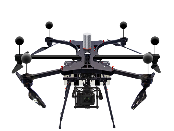 PrecisionHawk's BVLOS-enabled, multi-rotor drone incorporates industry-leading technology to automatically identify all cooperative and non-cooperative aircraft within a 10-kilometer radius. PrecisionHawk Photo