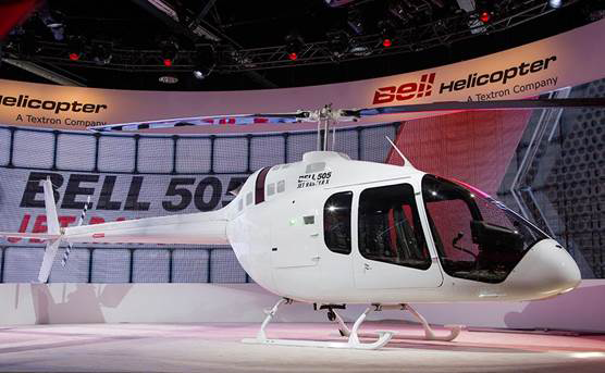 Bell 505 with cargo hook