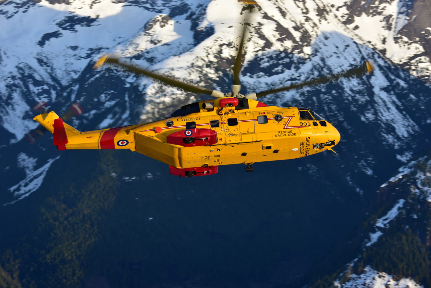 The Cormorant MLU and augmentation will position the rotary-wing SAR fleet for further reductions in cost of ownership over the extended life of the fleet to 2040. Mike Reyno Photo