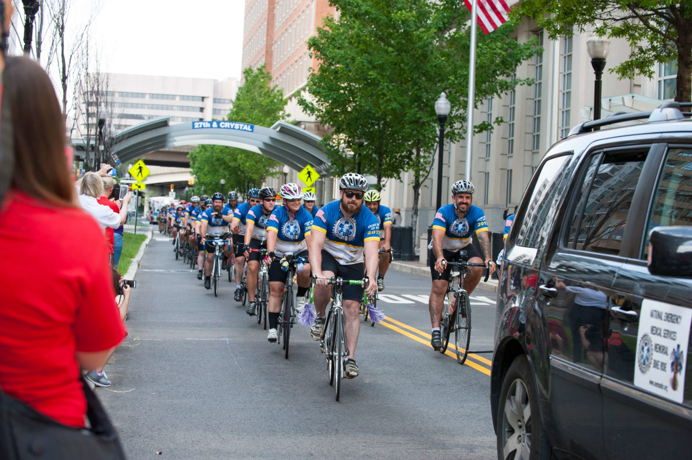 Each rider in the National EMS Memorial Bike Ride honors a fallen EMS responder.