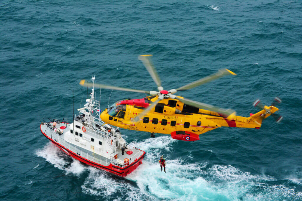 The RCAF operates 14 CH-149 Cormorants, a variant of the Leonardo AW101, as part of its search-and-rescue fleet. Mike Reyno Photo