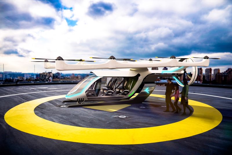 The eVTOL concept presented at Uber Elevate 2018 represents an aircraft with a mission to serve passengers in an urban environment