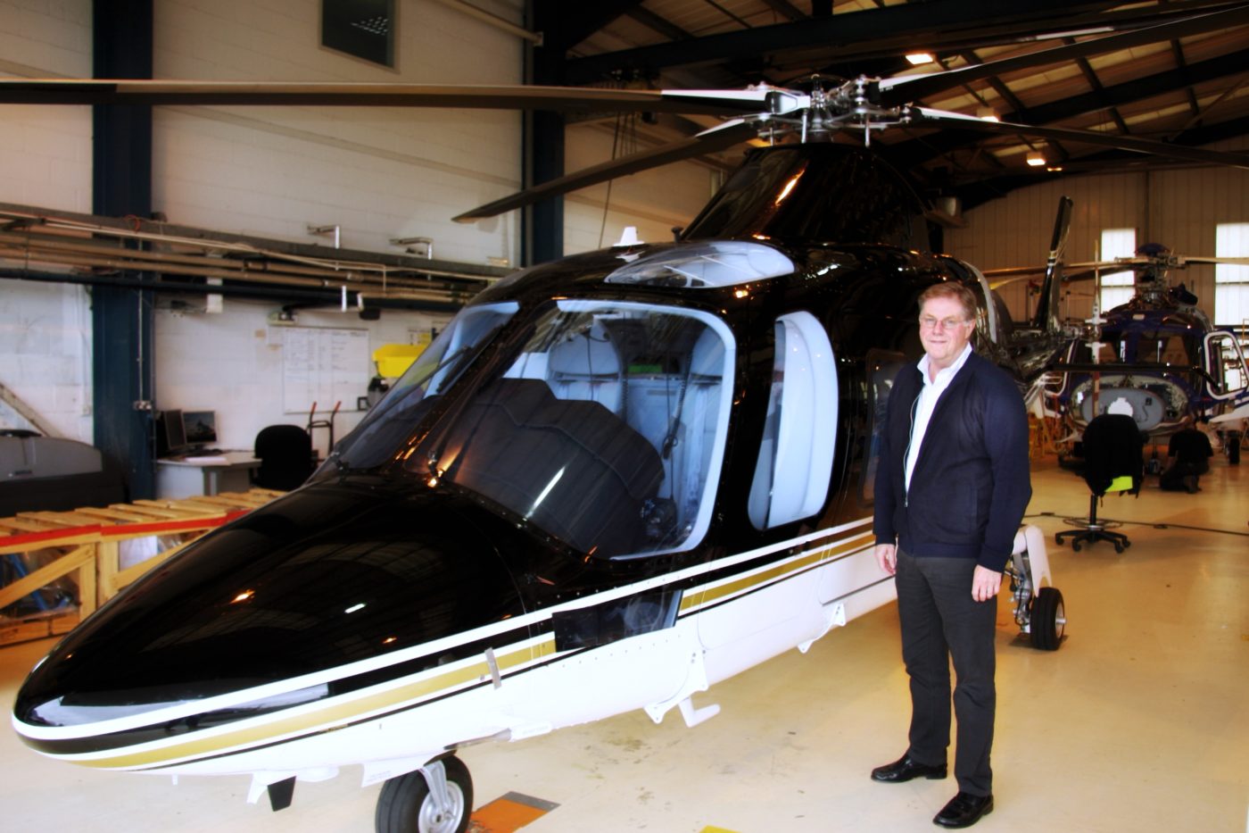 Sloane Helicopters is a distributor of Leonardo helicopters. With over 40 years of experience in the rotorcraft industry, Roger Taylor has a broad depth of knowledge on Leonardo products. Sloane Helicopters Photo