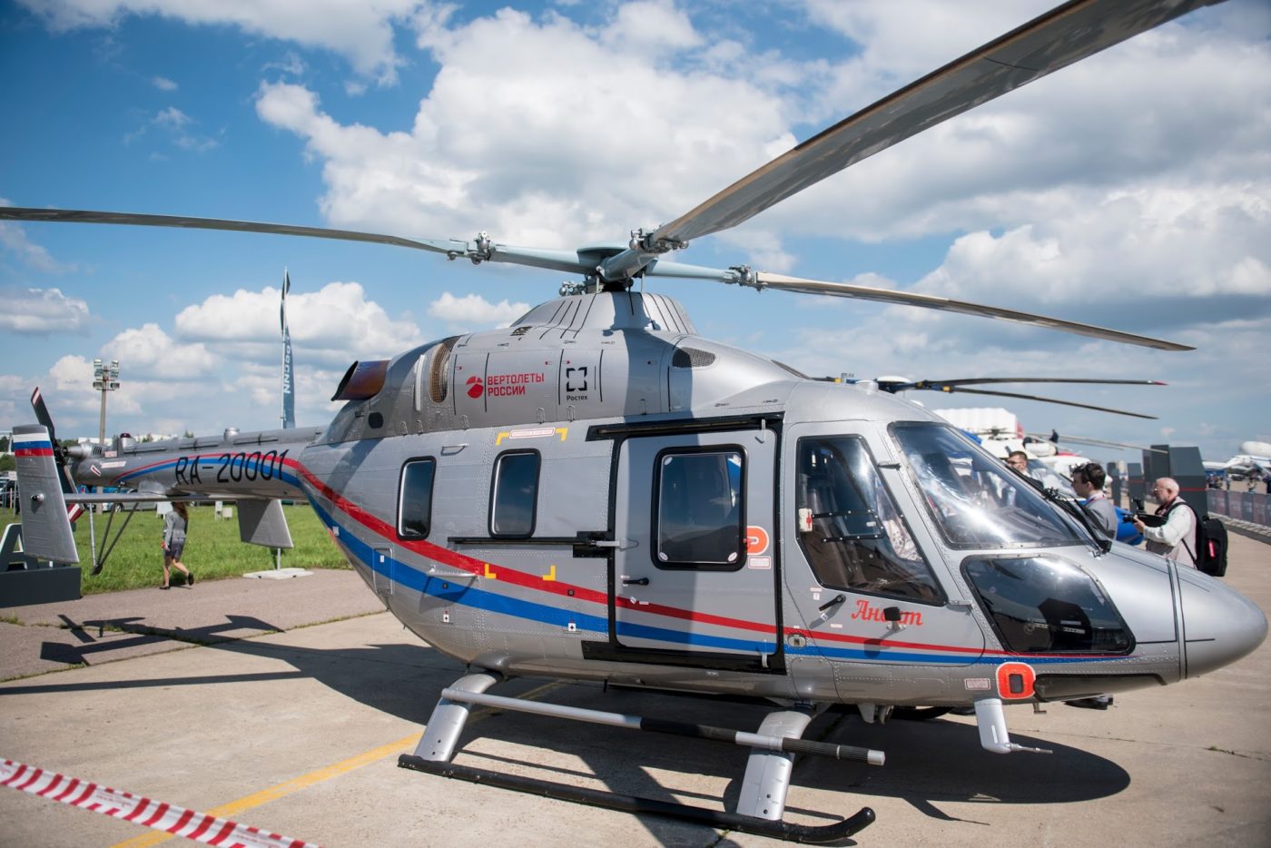 The newly developed pilot units will replace Ukrainian components on the Ansat (pictured) and Ka-226 helicopters. Rostec Photo