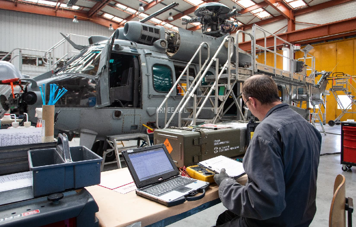 The H225M Caracal is a twin-engine, long-range military transport helicopter that belongs to the French Air Force.