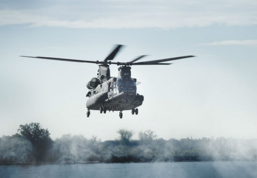 The four aircraft, for delivery in 2020, will be the first outfitted with Chinook Block II upgrades. Boeing Photo
