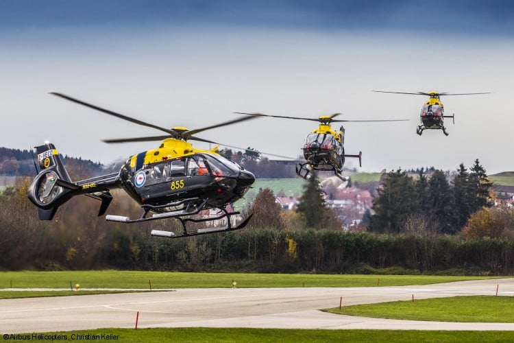The H135 is already used as a trainer by the armed forces in several countries, including Australia (pictured), Germany, and the U.K. Christian Keller Photo