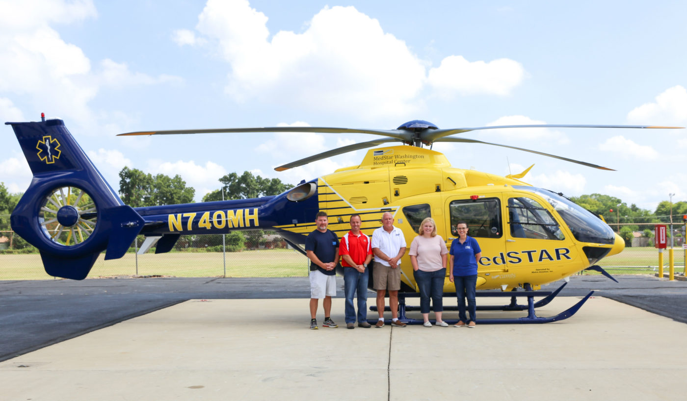 This H135 aircraft joins MedStar Transport's fleet of four existing air medical helicopters. Metro Photo