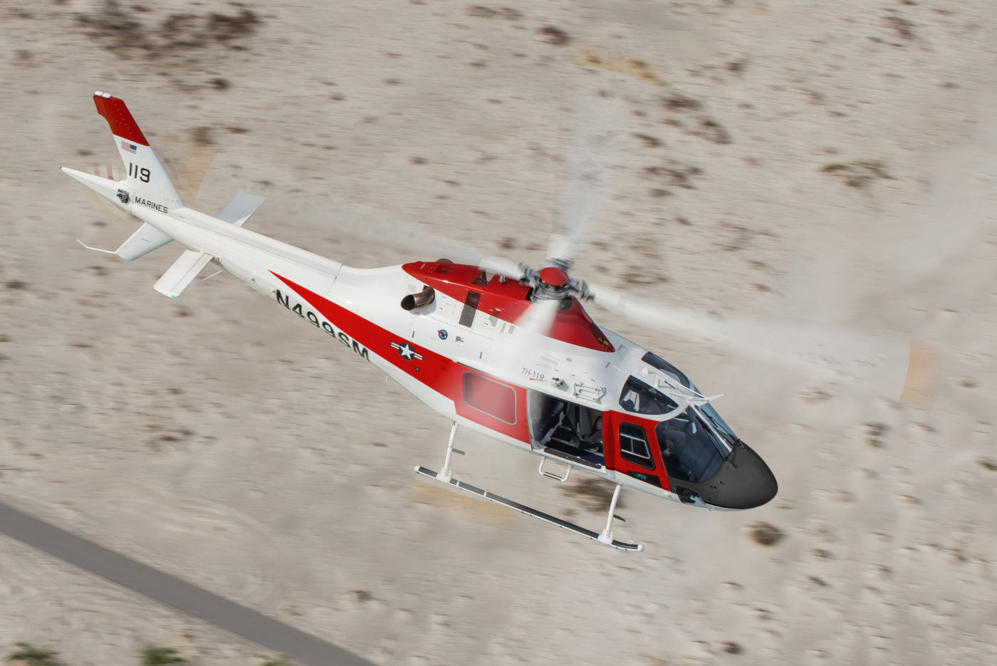 The TH-119 is expected to perform its maiden flight in fall 2018 and to achieve FAA certification in the first quarter of 2019. Leonardo Photo