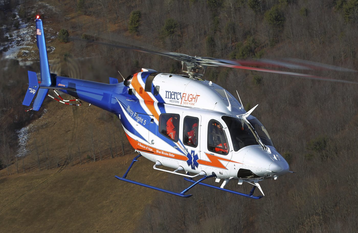 Mercy Flight is now one of the largest Bell 429 helicopter emergency medical service operators in North America.
